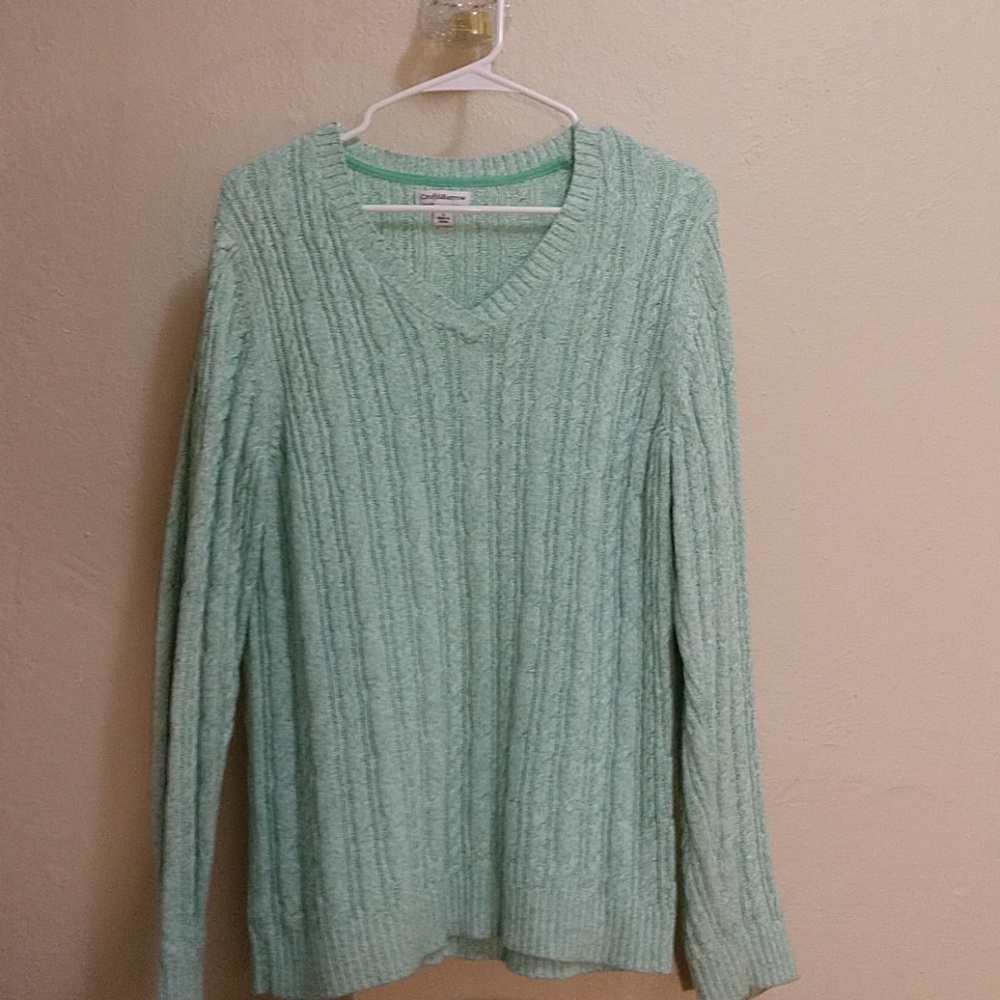 Beautiful teal cozy sweater